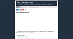 Desktop Screenshot of ilinmatesearch.com